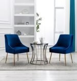 Restworld Velvet Dining Chairs Set of 2,... - Image 3