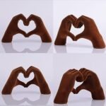Love heart figurine, hand gesture heart ... - Image 8