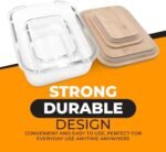 4 Pack Glass Food Storage Containers wit... - Image 9