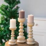 Tall Pillar Candle Holders Set of 3-12",... - Image 7