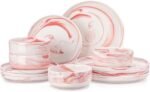 MALACASA Plates and Bowls Sets, 12 Piece... - Image 2