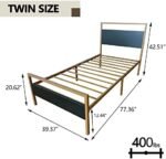alazyhome Industrial Twin Size Bed Frame... - Image 3