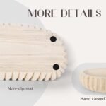 Wooden Decorative Dough Bowl for Home De... - Image 5