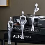 XINXAUN Silver Decor Thinker Statue Orna... - Image 5