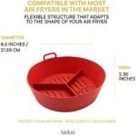 AIDEN - 3 pack Air Fryer Silicone Liners with Food... - Image 7