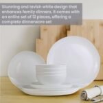 Blueniya Dinnerware Set 12 pcs Dish Set ... - Image 9