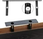 QEEIG Black Bathroom Shelves Over Toilet... - Image 8