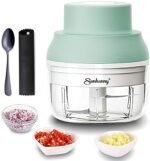 Electric Garlic Chopper Mini, Garlic Mas... - Image 2