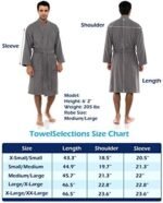 TowelSelections Mens Robe, Cotton Terry Cloth Bath... - Image 7