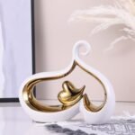 White Gold Home Decor Accent, Porcelain ... - Image 5