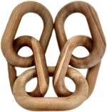 Acacia Wood Chain Link Decor Acacia Wood... - Image 6