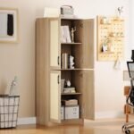 JASIWAY Storage Cabinet, Tall Kitchen Pa... - Image 8