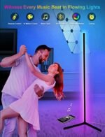 Corner Floor Lamp,65” Color Changing LED... - Image 3