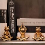 Frog figurines yoga zen decor – frog yog... - Image 5