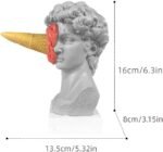 6.3 Inch Ice Cream David Head Resin Scul... - Image 3