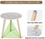 Hanobe Small Round Side Table: Boho End ... - Image 8