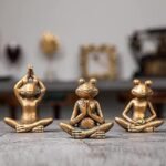 Frog figurines yoga zen decor – frog yog... - Image 7