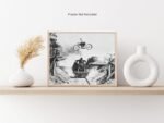 Vintage Motorcycle Jump Poster - Retro Old Train P... - Image 5