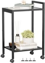 Waissdea 2-Tier Side Table，Mobile Side T... - Image 2