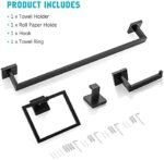 8-Piece Bathroom Hardware Accessories Se... - Image 9