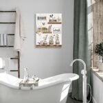 RUDIXICO Farmhouse Bathroom Decor Wall Art Rustic ... - Image 9