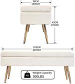 TENLLEY Storage Bench-Entryway Bench,Ott... - Image 3