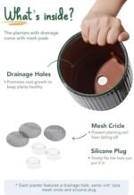 LE TAUCI Ceramic Plant Pots with Drainag... - Image 7