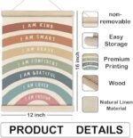 I Am Kind Smart Inspirational Poster Hanger Frame,... - Image 8