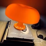 Lotus Atelier Orange Mushroom Lamp for R... - Image 5