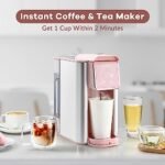 Mecity Pink Coffee Maker 3-in-1 Single Serve Coffe... - Image 3
