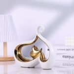 White Gold Home Decor Accent, Porcelain ... - Image 6