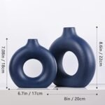 Blue Ceramics Vase for Home Decor -Blue ... - Image 3