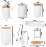 iMucci Bathroom Accessories Set with Tra... - Image 7