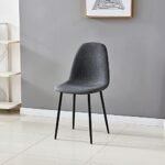IDS Grey Dining Chair Set of 4, Mid Cent... - Image 5
