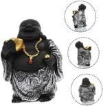 Amosfun Buddha Statue Ornament Monk Tea ... - Image 3