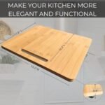 Lumidra Bamboo Appliance Slider, Sliding Tray for ... - Image 3