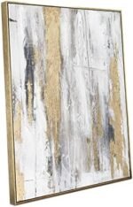 Zessonic Abstract wall art with Gold foil - Gold a... - Image 2