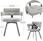 Fabric Dining Chairs Set of 2-Modern Uph... - Image 3