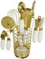 7 Pcs Gold Kitchen Tools Set Kitchen Accessories G... - Image 10