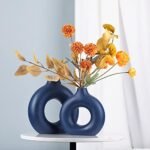 Blue Ceramics Vase for Home Decor -Blue ... - Image 4