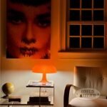 Lotus Atelier Orange Mushroom Lamp for R... - Image 4