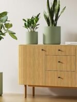 LE TAUCI Large Plant Pots Set, 10/8/6 In... - Image 3