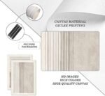 Gray Beige Abstract Wall Art Modern Line Art Print... - Image 6