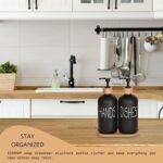 Glass Soap Dispenser Set. Hand Soap and Dish Soap ... - Image 4