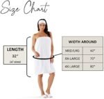 Boca Terry Women's Spa Wrap - Microfiber - White -... - Image 4