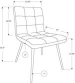 Monarch Specialties 2 Piece DINING CHAIR... - Image 4