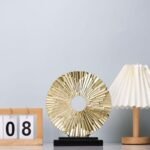 Modern Abstract Art Gold Statue Home Dec... - Image 5