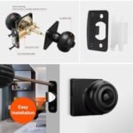 Haidms 6 Packs Black Door Knobs Interior... - Image 7