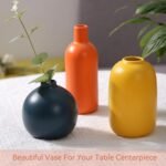 Colorful Ceramic Flower Vase Set 3 Moder... - Image 3