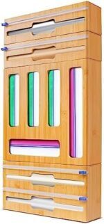 9 IN 1 Bamboo Storage Bag Organizer for ... - Image 2